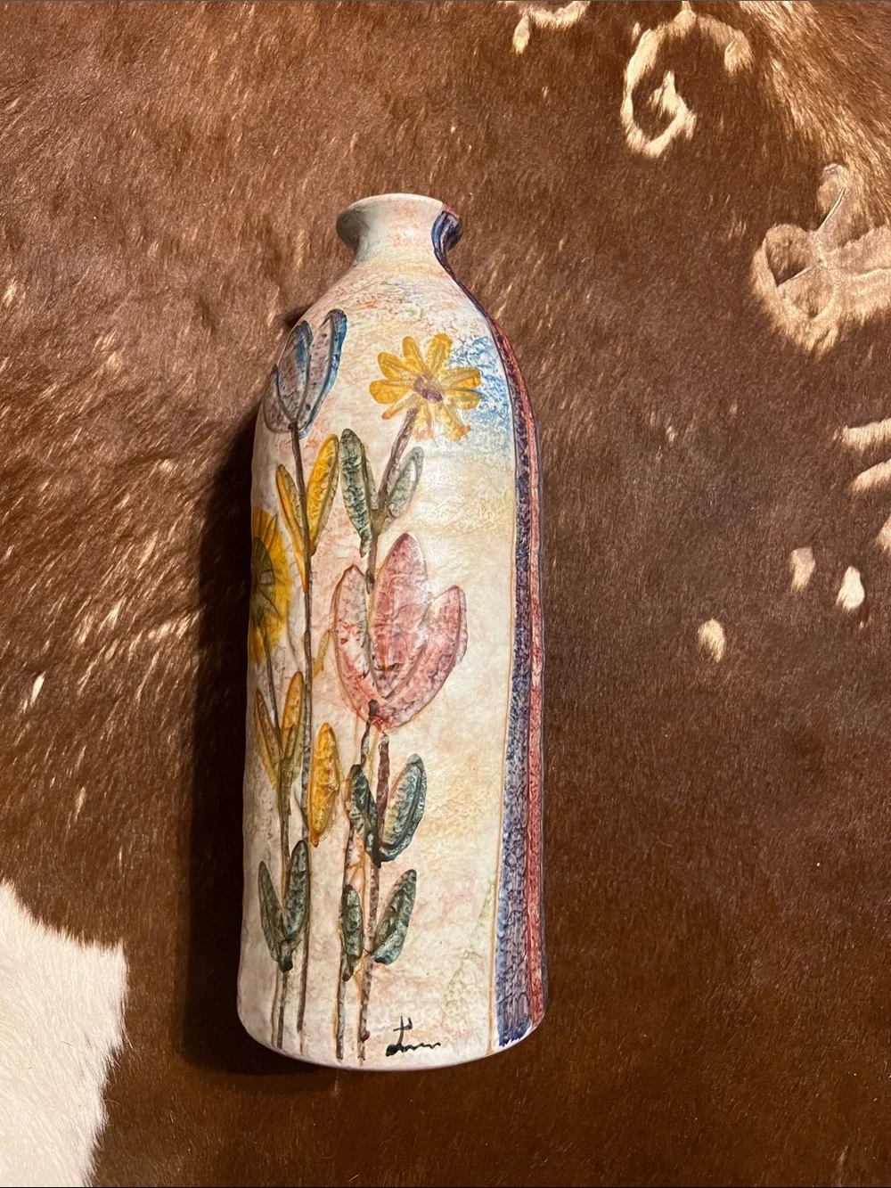 Artist Signed Studio Pottery Mid Century Modern Ceramics Italy